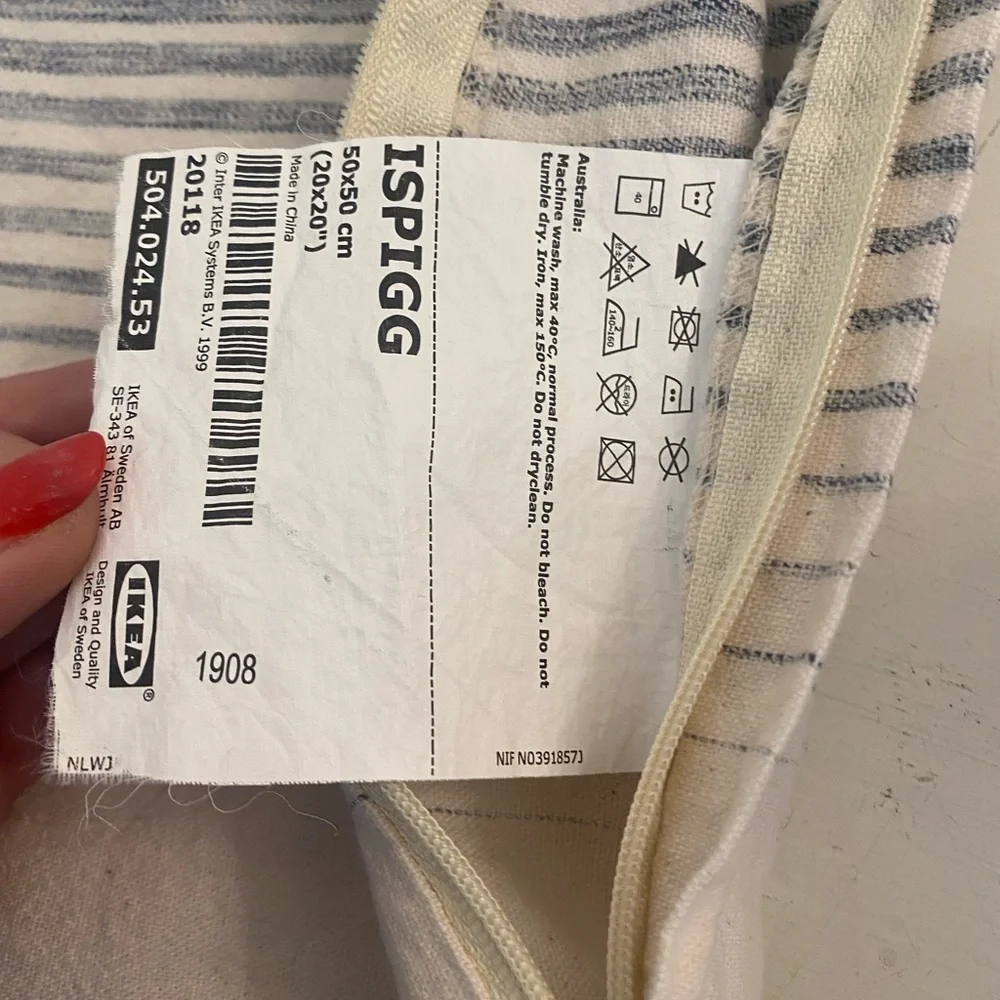 IKEA Pillow Cushion Covers [Size: 20x20]